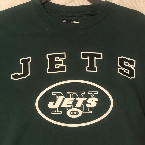 *NWT* NFL Team Apparel New York Jets Football Green Short Sleeve T-Shirt - Picture 5 of 6